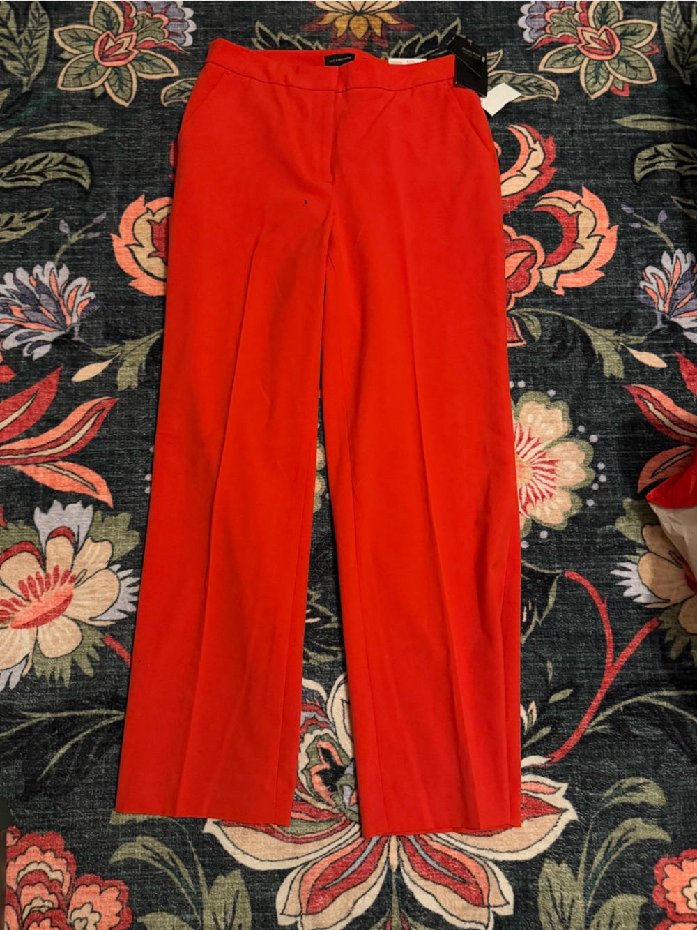 belk Red Straight-Leg Women's Trousers